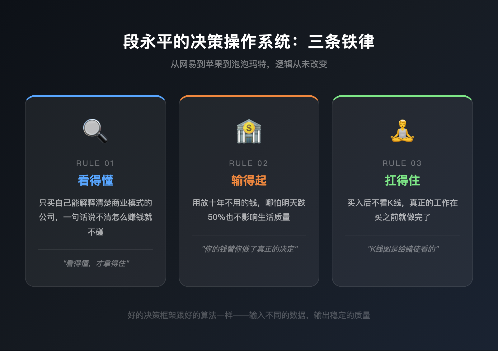 段永平为什么永远不慌