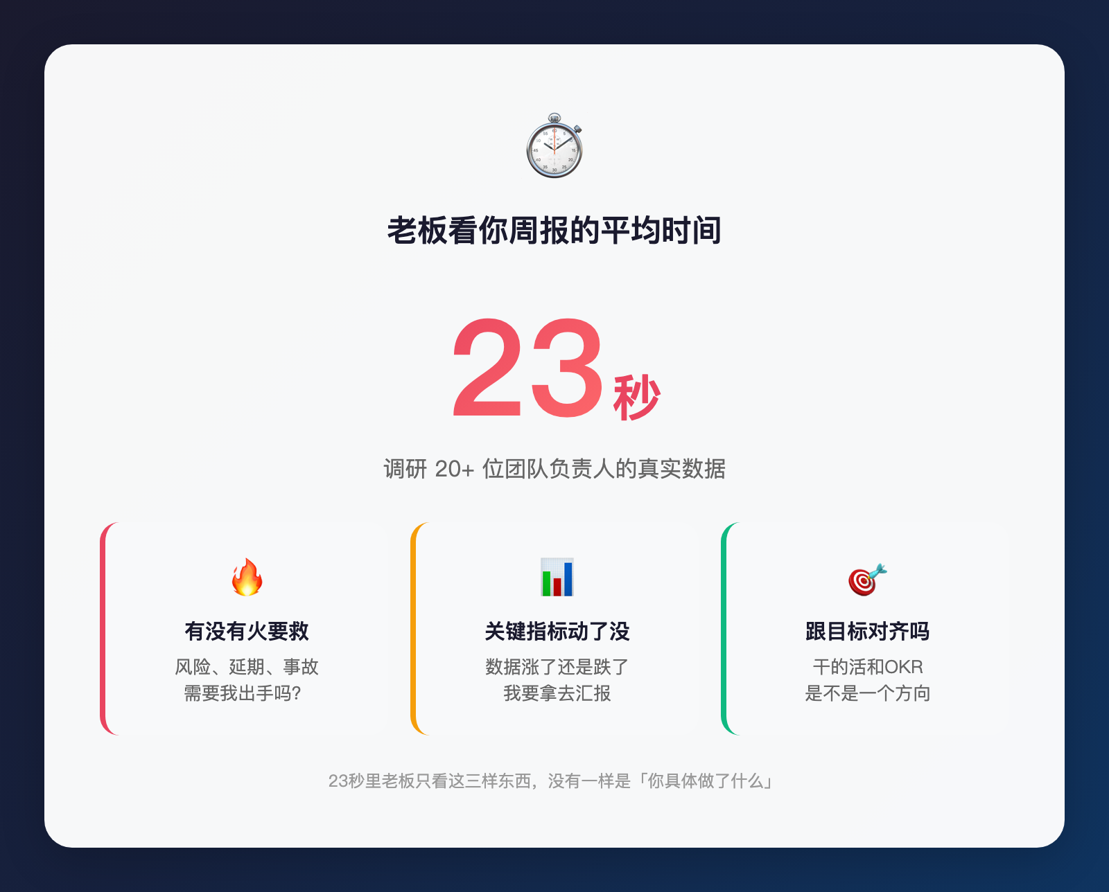 别再写流水账周报了，老板要的根本不是这个
